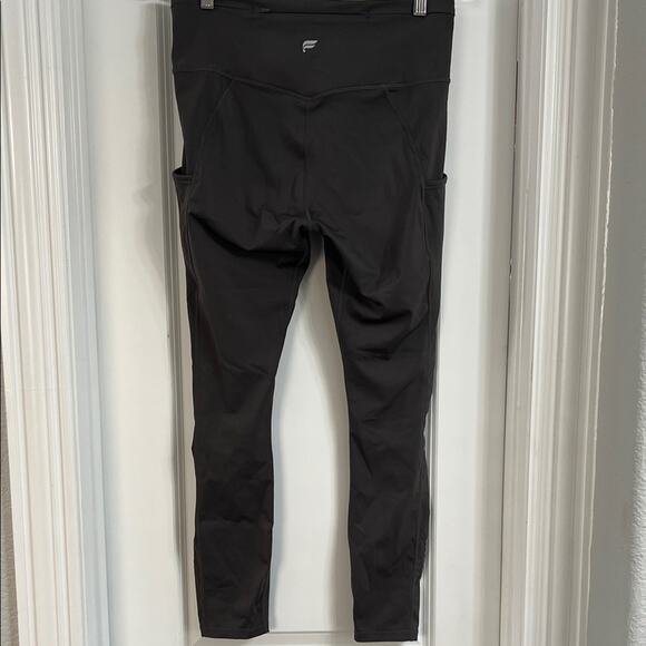 Fabletics Anywhere Motion365+ Piped HW Run Legging Taupe Slate Size Large - Picture 5 of 6